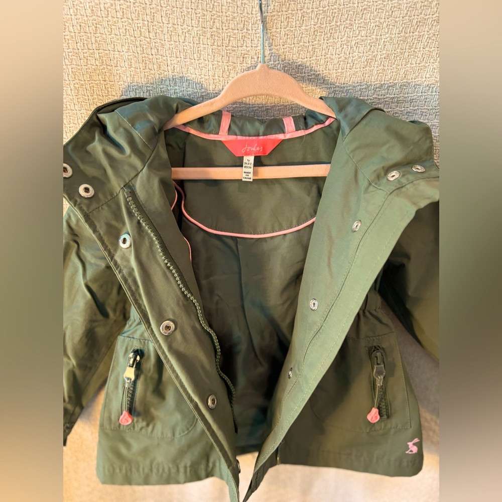 Like New Joules rain coat. Size 1 year.